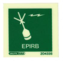 Epirb 50x50mm Sign Sig3025